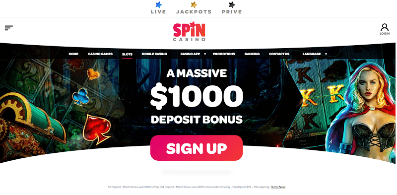 spin casino among the best paying casinos in Canada