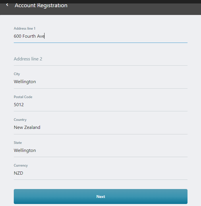 Registration on the Casino Kingdom website