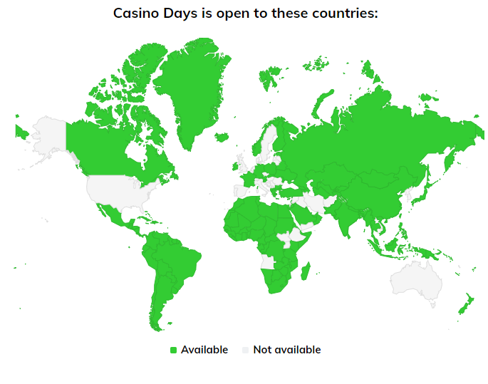 Licensing Casino Days