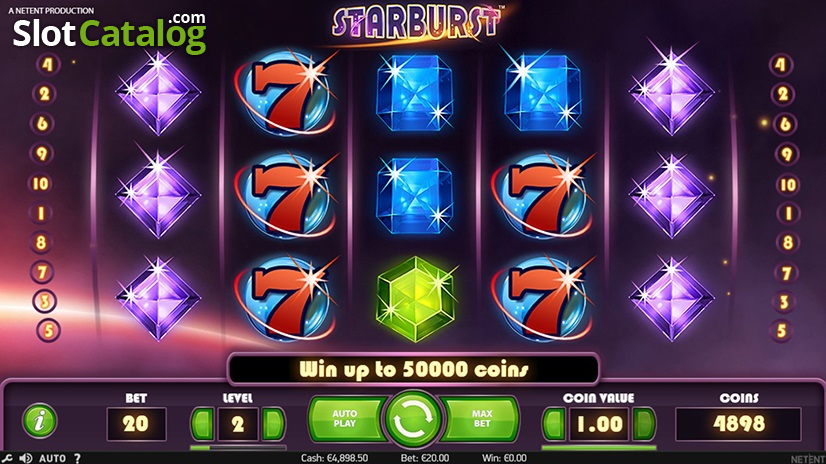 Online slot Starburst at Casino days
